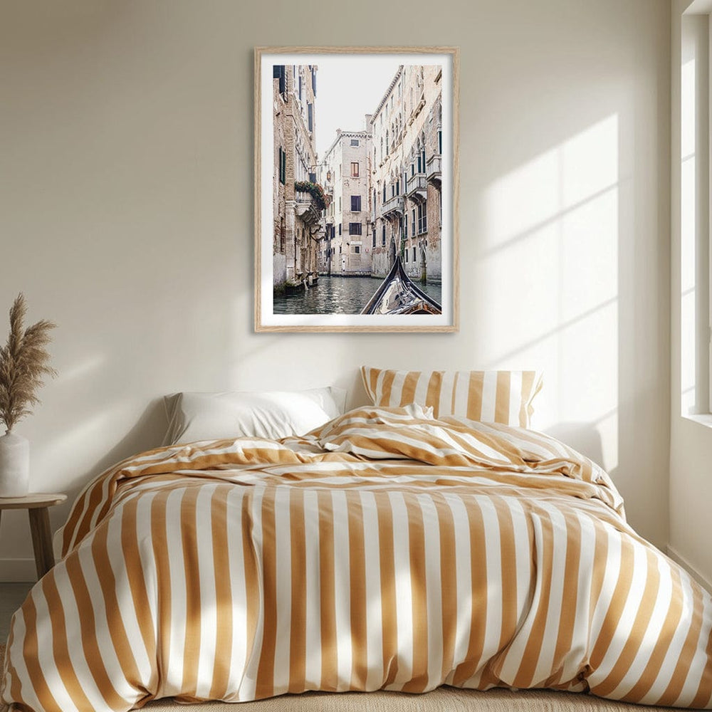 Venice Gondola 2 Modern Wall Art Print from our Australian Made Framed Wall Art, Prints & Posters collection by Profile Products (Australia) Pty Ltd