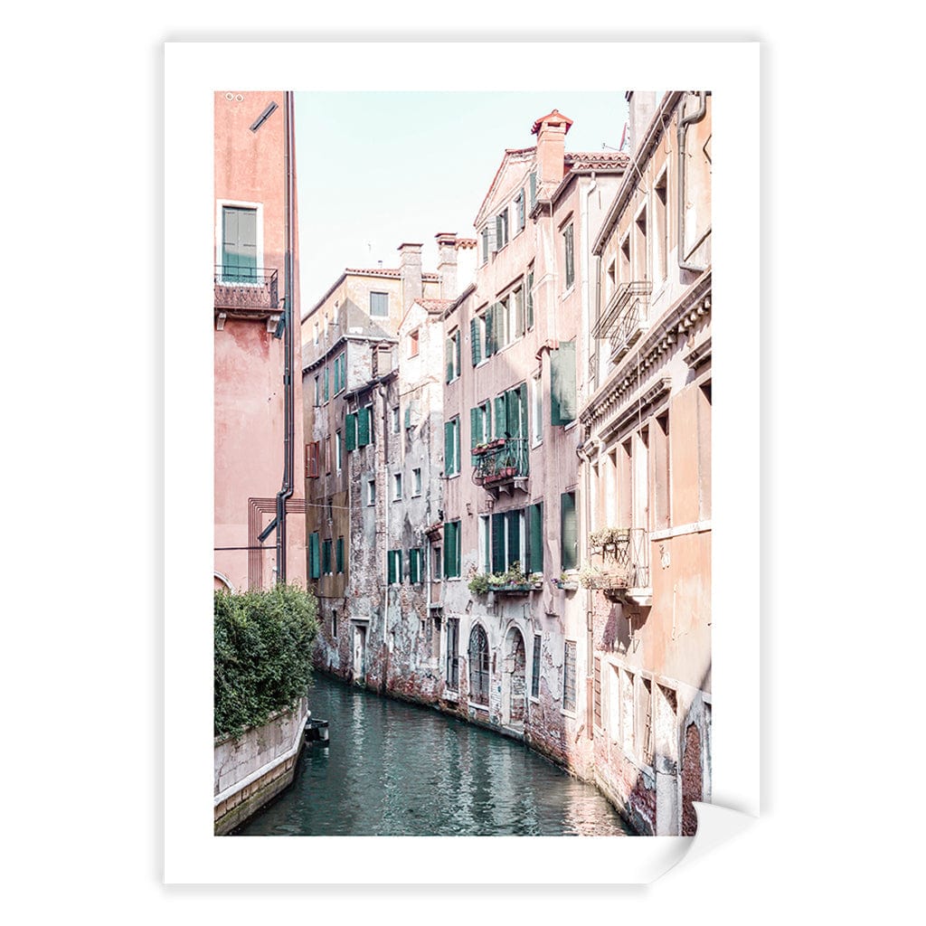 Venice Pastel Modern Wall Art Print A4 (21 x 29.7cm) / Print Only / White Border from our Australian Made Framed Wall Art, Prints & Posters collection by Profile Products (Australia) Pty Ltd