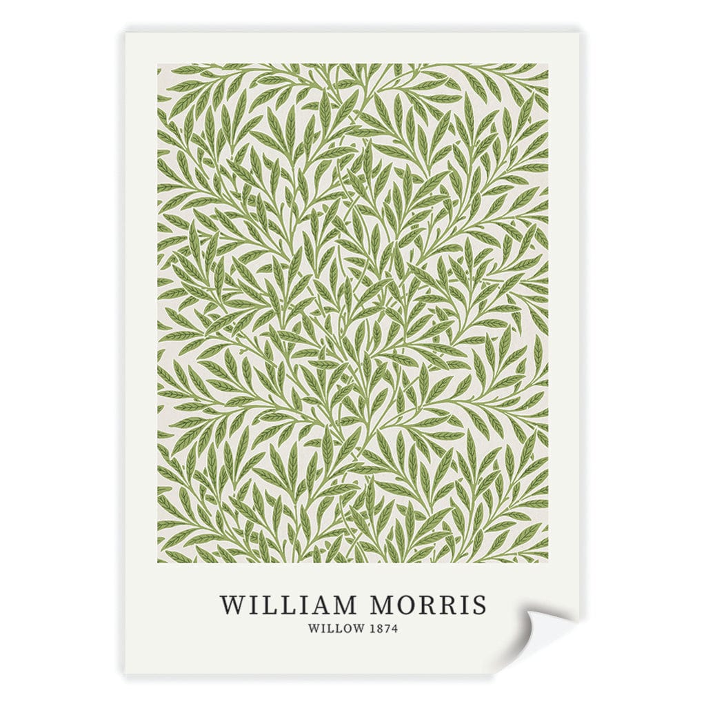 Willow Pattern - William Morris Floral Art Print A4 (21 x 29.7cm) / Print Only / No Border from our Australian Made Framed Wall Art, Prints & Posters collection by Profile Products (Australia) Pty Ltd