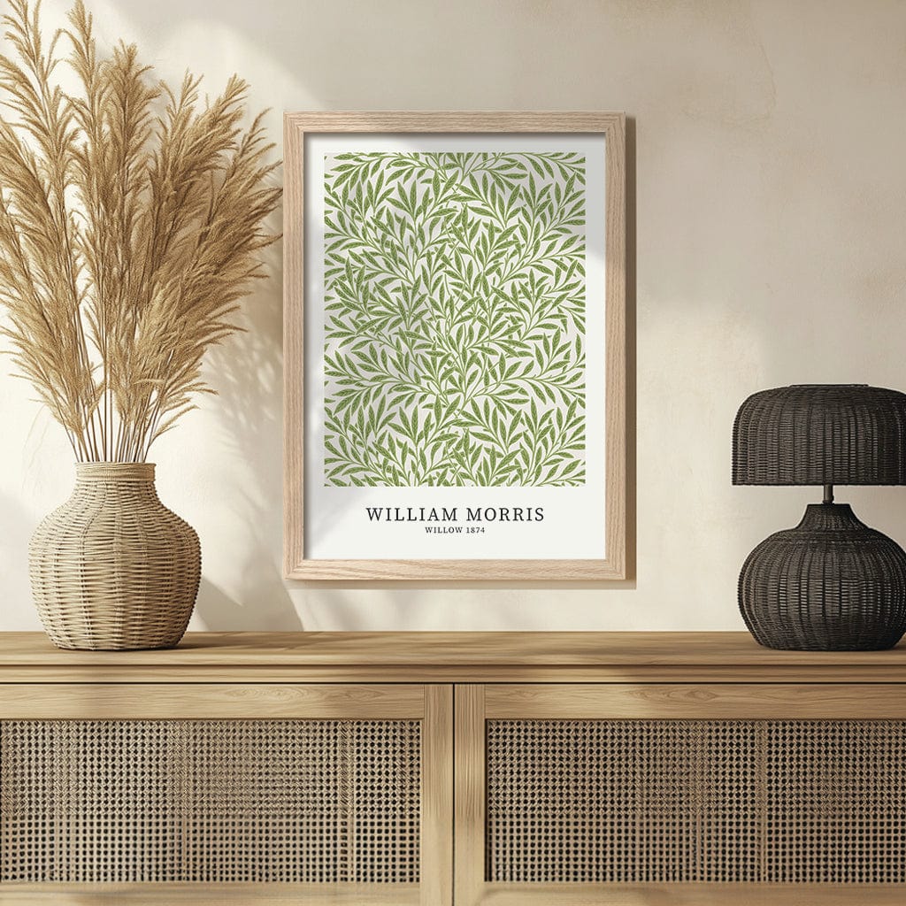 Willow Pattern - William Morris Floral Art Print from our Australian Made Framed Wall Art, Prints & Posters collection by Profile Products (Australia) Pty Ltd