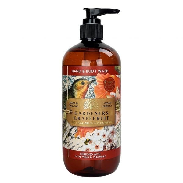 Anniversary Hand & Body Wash 500ml - Gardeners Grapefruit from our Liquid Hand & Body Soap collection by The English Soap Company