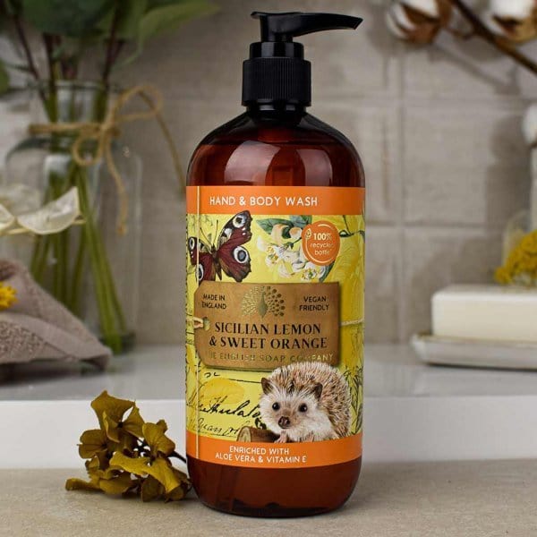 Anniversary Hand & Body Wash 500ml - Sicilian Lemon and Sweet Orange from our Liquid Hand & Body Soap collection by The English Soap Company