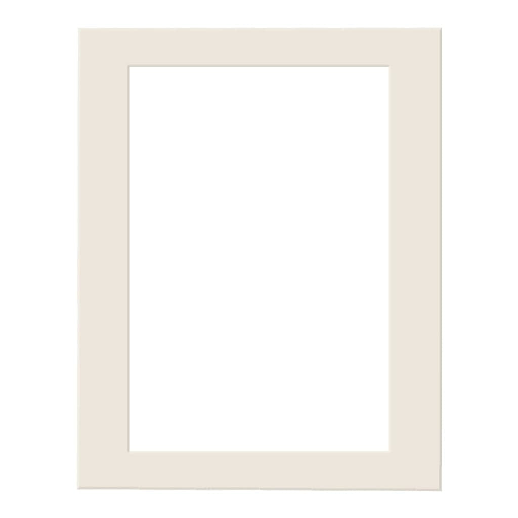 Antique White Mat Board 11x14in (28x35cm) to suit 8x12in (20x30cm) image from our Custom Cut Mat Boards collection by Profile Products Australia