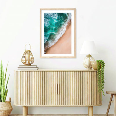 Aqua Sands 3 Wall Art Print from our Australian Made Framed Wall Art, Prints & Posters collection by Profile Products Australia