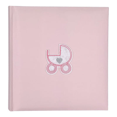 Baby Pram Pink Slip-In Photo Album 4x6in - 200 Photos from our Photo Albums collection by Profile Products Australia