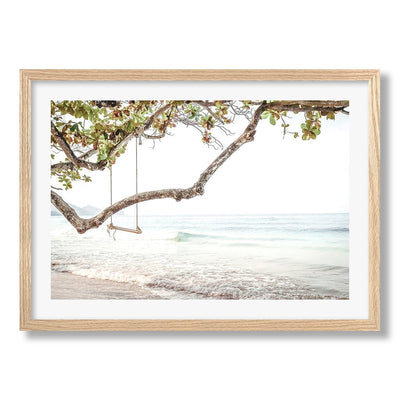 Beach Swing Dreams Wall Art Print from our Australian Made Framed Wall Art, Prints & Posters collection by Profile Products Australia
