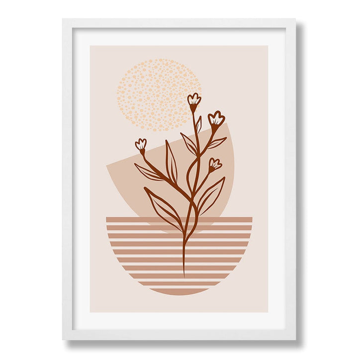 Boho Plant Lines One Wall Art Print from our Australian Made Framed Wall Art, Prints & Posters collection by Profile Products Australia