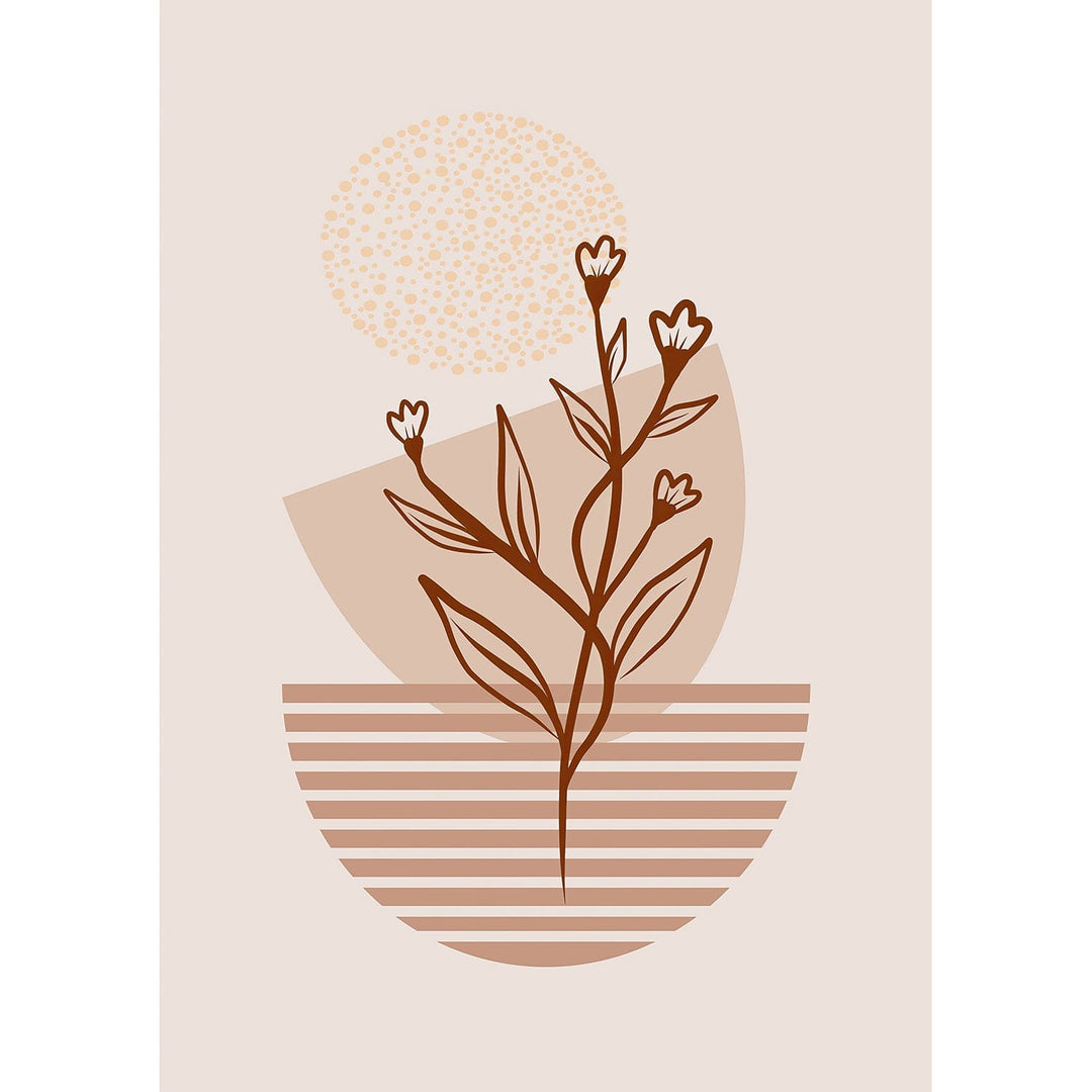 Boho Plant Lines One Wall Art Print from our Australian Made Framed Wall Art, Prints & Posters collection by Profile Products Australia