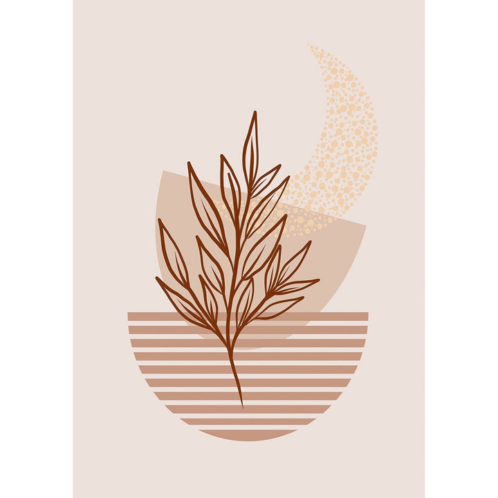 Boho Plant Lines Three Wall Art Print from our Australian Made Framed Wall Art, Prints & Posters collection by Profile Products Australia