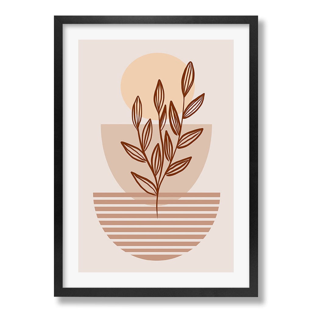 Boho Plant Lines Two Wall Art Print from our Australian Made Framed Wall Art, Prints & Posters collection by Profile Products Australia