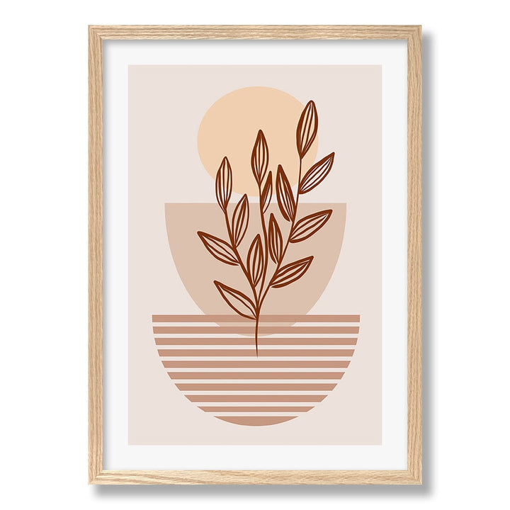 Boho Plant Lines Two Wall Art Print from our Australian Made Framed Wall Art, Prints & Posters collection by Profile Products Australia