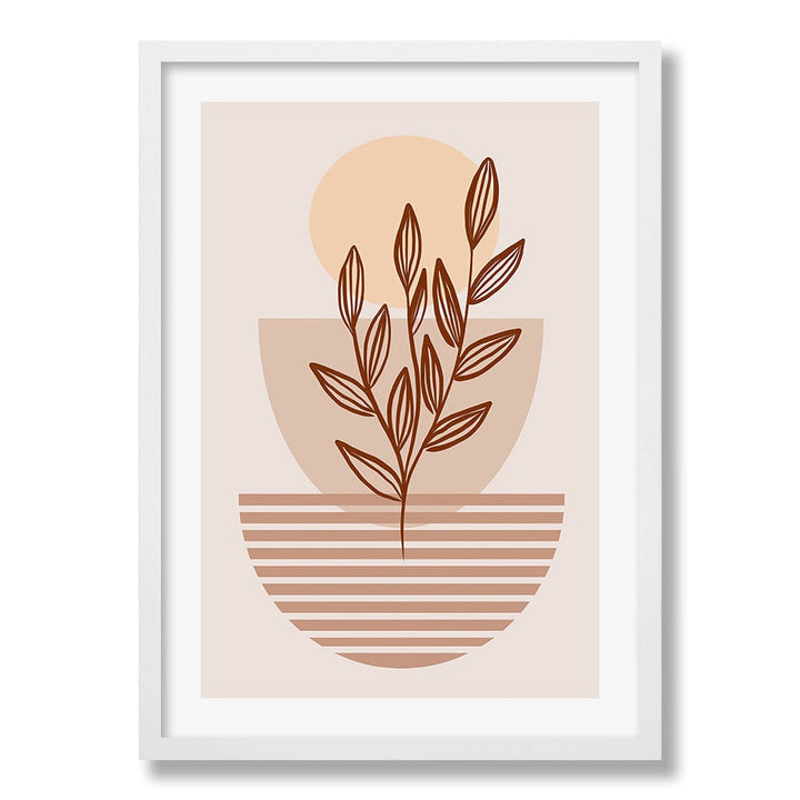 Boho Plant Lines Two Wall Art Print from our Australian Made Framed Wall Art, Prints & Posters collection by Profile Products Australia