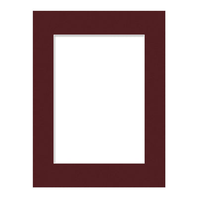 Burgundy Maroon Mat Board 12x16in (30x40cm) to suit A4 (21x30cm) image from our Custom Cut Mat Boards collection by Profile Products Australia