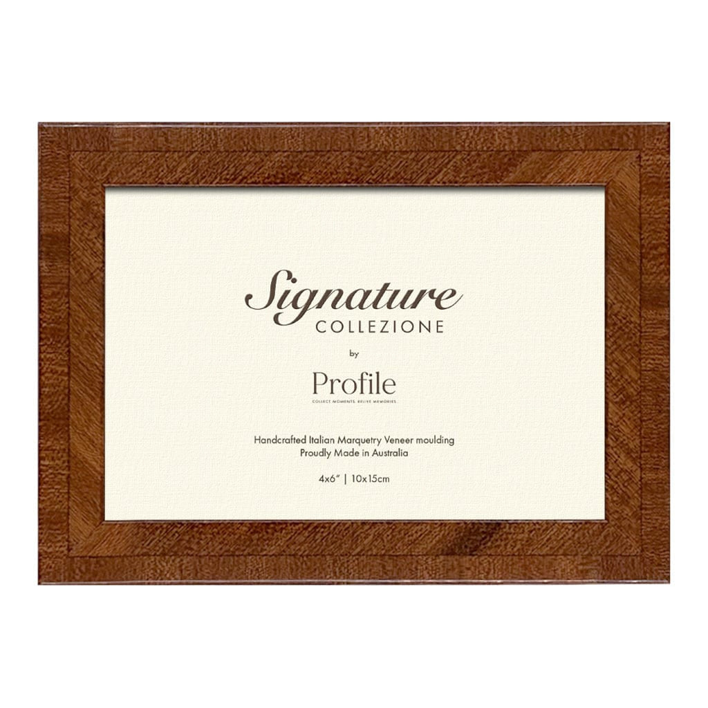 Chateaux Mahogany Veneer Picture Frame 4x6in (10x15cm) from our Australian Made Picture Frames collection by Profile Products Australia