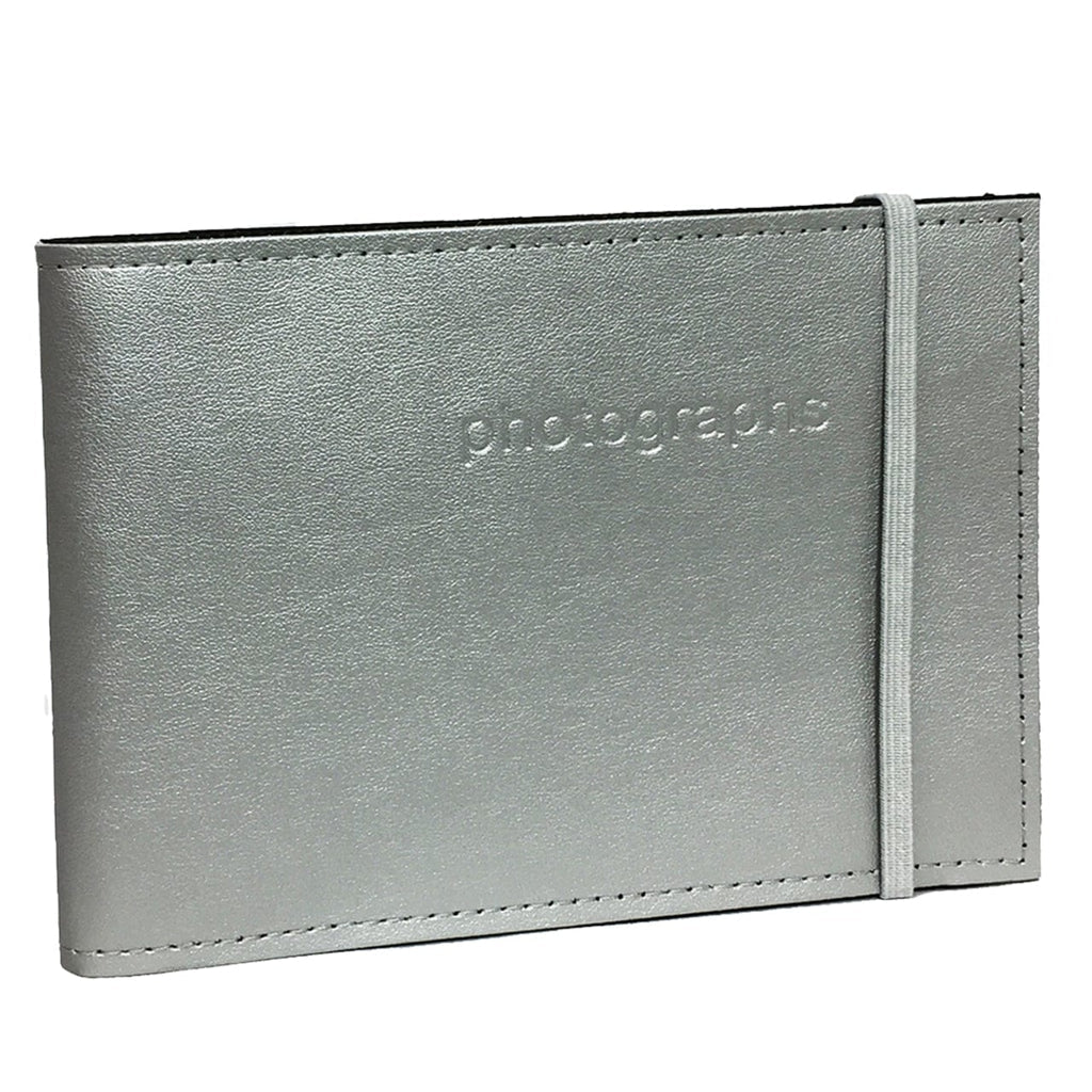 Citi Leather Silver Medium 5x7in Slip-in Bragbook Photo Album from our Photo Albums collection by Profile Products Australia