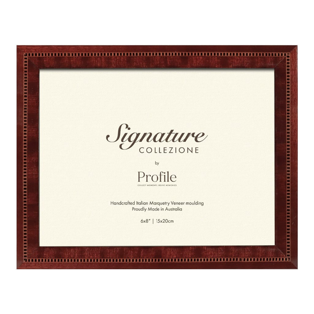 Duomo Walnut Veneer Picture Frame 6x8in (15x20cm) from our Australian Made Picture Frames collection by Profile Products Australia