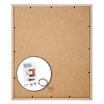 Elegant White Timber A3 Picture Frame to suit A4 image from our Australian Made A3 Picture Frames collection by Profile Products Australia