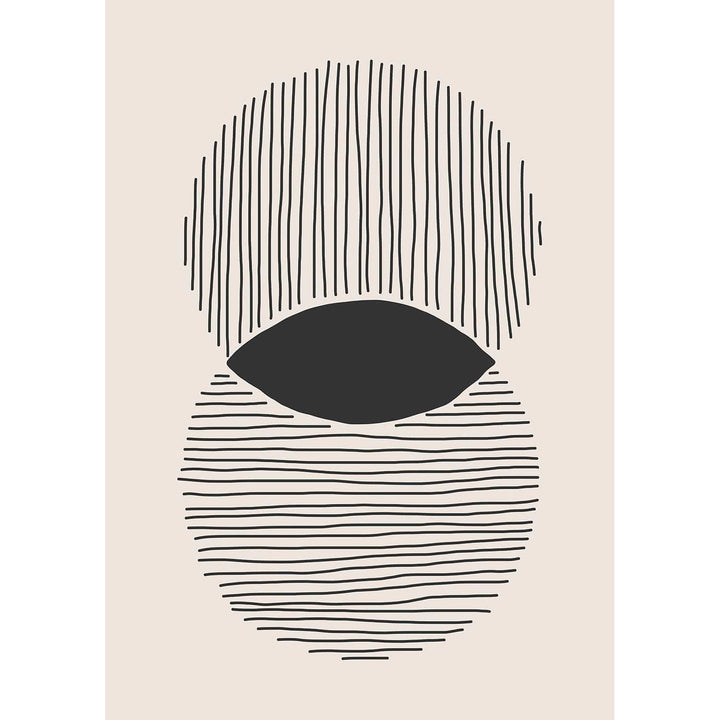 Intersecting Circle Lines Wall Art Print from our Australian Made Framed Wall Art, Prints & Posters collection by Profile Products Australia