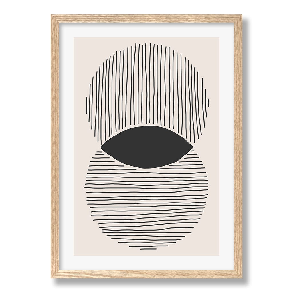 Intersecting Circle Lines Wall Art Print from our Australian Made Framed Wall Art, Prints & Posters collection by Profile Products Australia