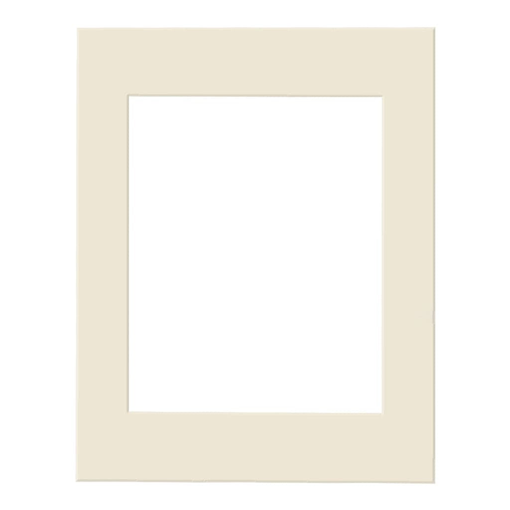 Ivory Mat Board 11x14in (28x35cm) to suit 8x10in (20x25cm) image from our Custom Cut Mat Boards collection by Profile Products Australia