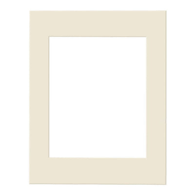 Ivory Mat Board 11x14in (28x35cm) to suit 8x10in (20x25cm) image from our Custom Cut Mat Boards collection by Profile Products Australia