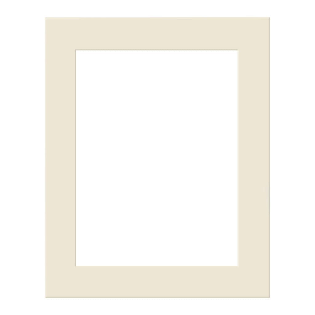 Ivory Mat Board 8x10in (20x25cm) to suit 6x8in (15x20cm) image from our Custom Cut Mat Boards collection by Profile Products Australia