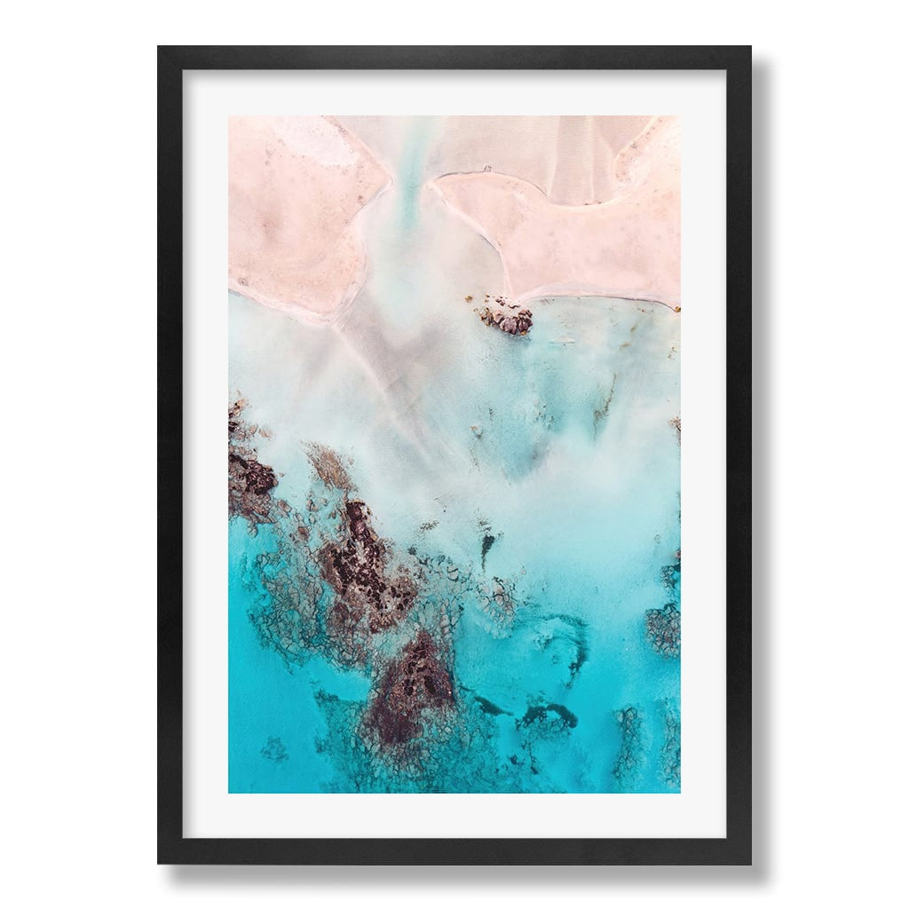 Pastel Pink Sands Wall Art Print from our Australian Made Framed Wall Art, Prints & Posters collection by Profile Products Australia