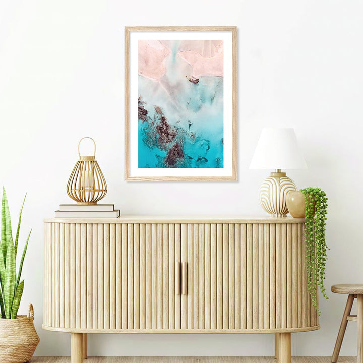 Pastel Pink Sands Wall Art Print from our Australian Made Framed Wall Art, Prints & Posters collection by Profile Products Australia
