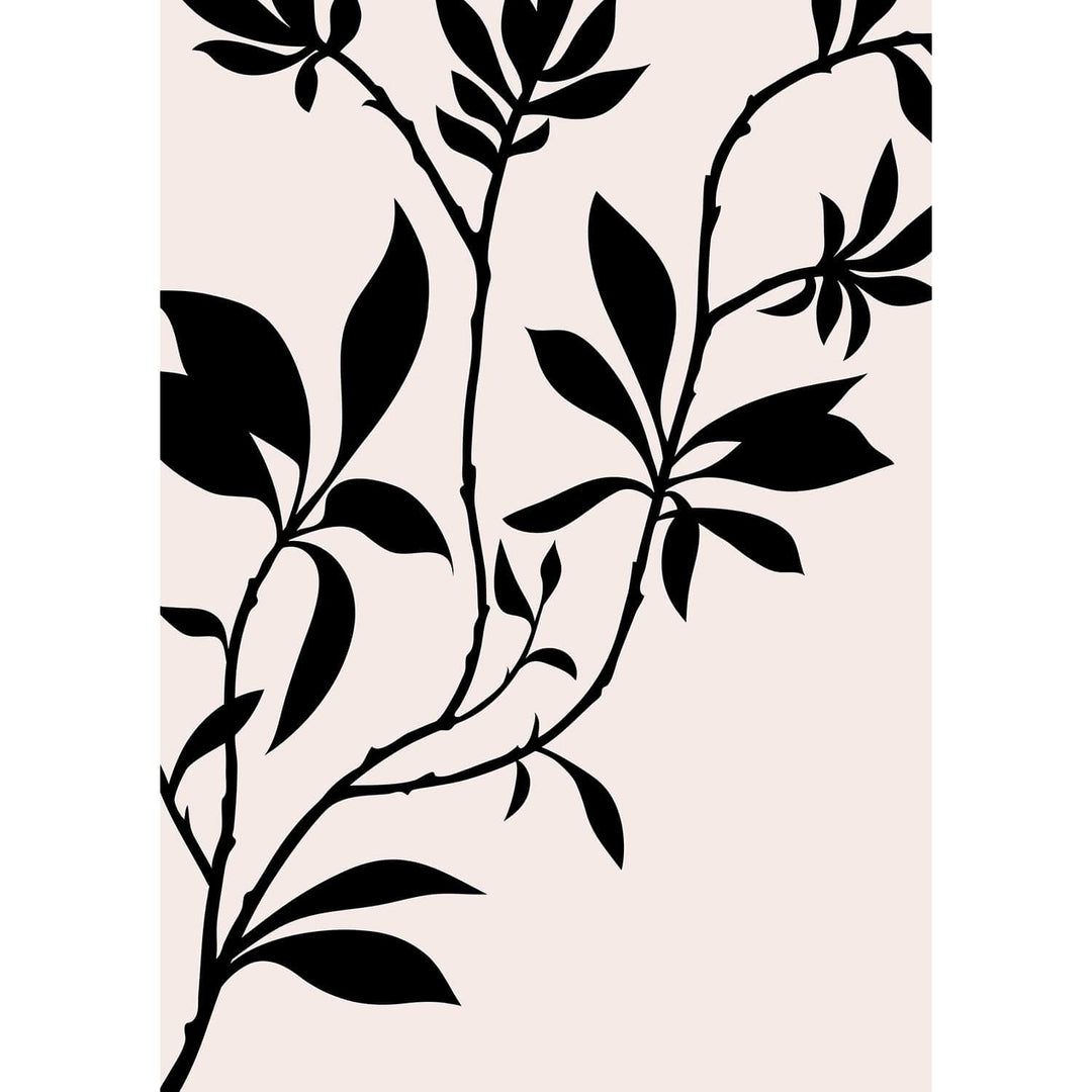 Silhouette Branch Leaves Day Wall Art Print from our Australian Made Framed Wall Art, Prints & Posters collection by Profile Products Australia