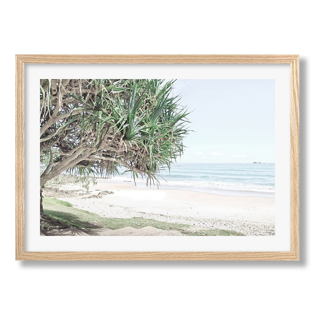 Wategos Beach View Wall Art Print from our Australian Made Framed Wall Art, Prints & Posters collection by Profile Products Australia