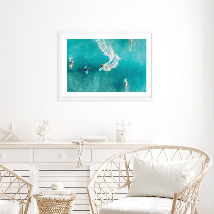 Wave Catcher Wall Art Print from our Australian Made Framed Wall Art, Prints & Posters collection by Profile Products Australia