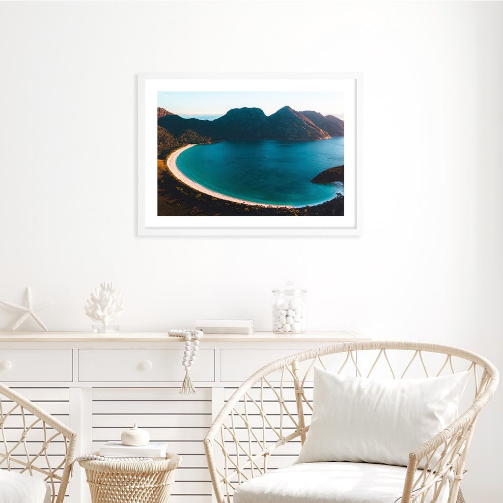 Wineglass Bay Wall Art Print from our Australian Made Framed Wall Art, Prints & Posters collection by Profile Products Australia