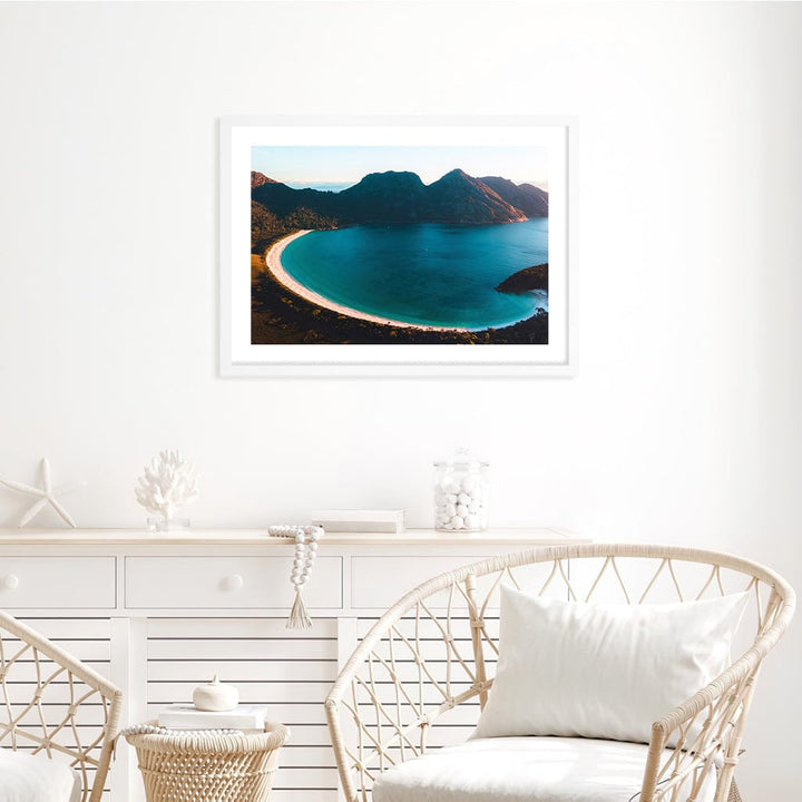 Wineglass Bay Wall Art Print from our Australian Made Framed Wall Art, Prints & Posters collection by Profile Products Australia