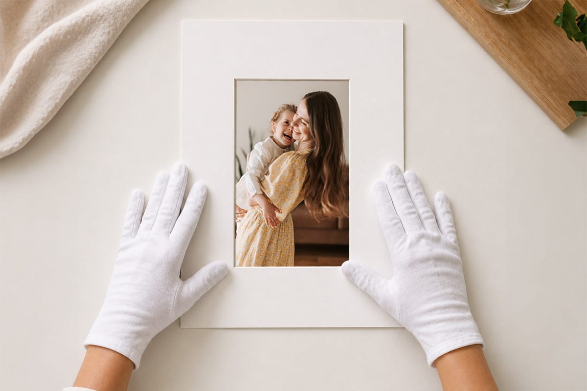 How to Attach a Photo or Print to a Mat Board