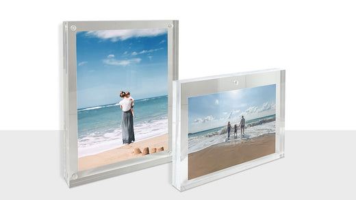 acrylic photo block frames