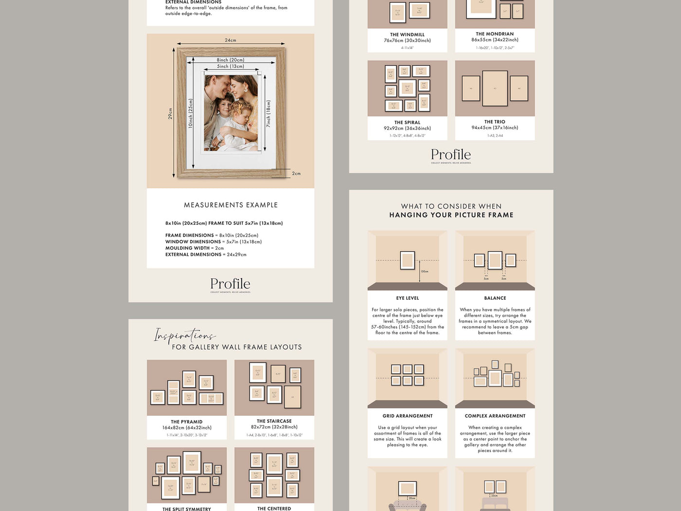 Picture Framing Infographics Library