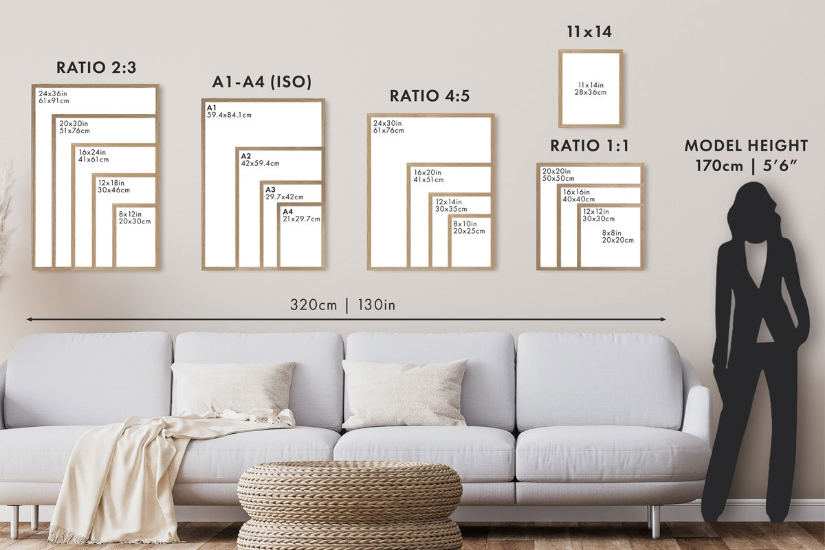 Standard Photo Print Sizes Chart and Aspect Ratios