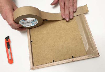 How to Seal the Back of a Picture Frame with Frame Sealing Tape