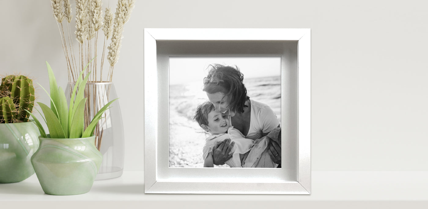 4 different ways to use a shadow box photo frame