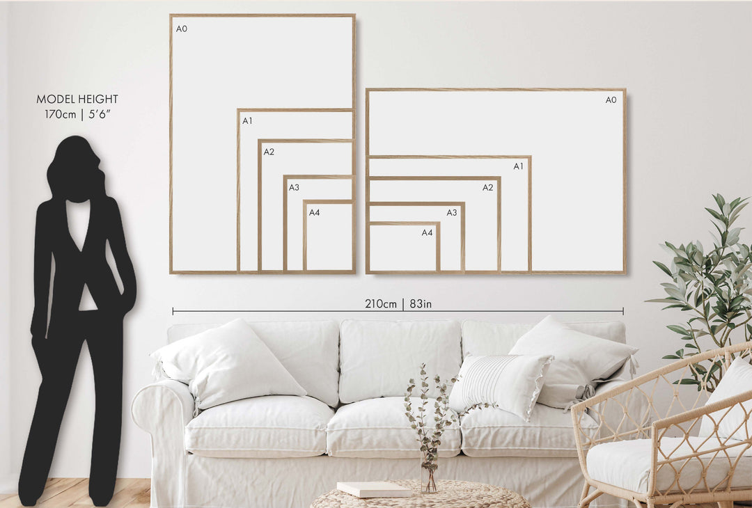 Wall Art Size Guide & Chart: Standard Dimensions for Every Room