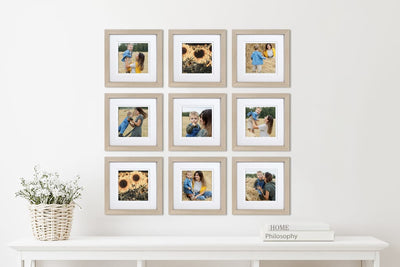 How to Create a Square Frame Collage Photo Wall Display