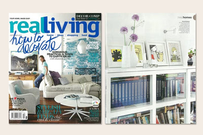 Decorating with Photo Frames in Real Living Magazine