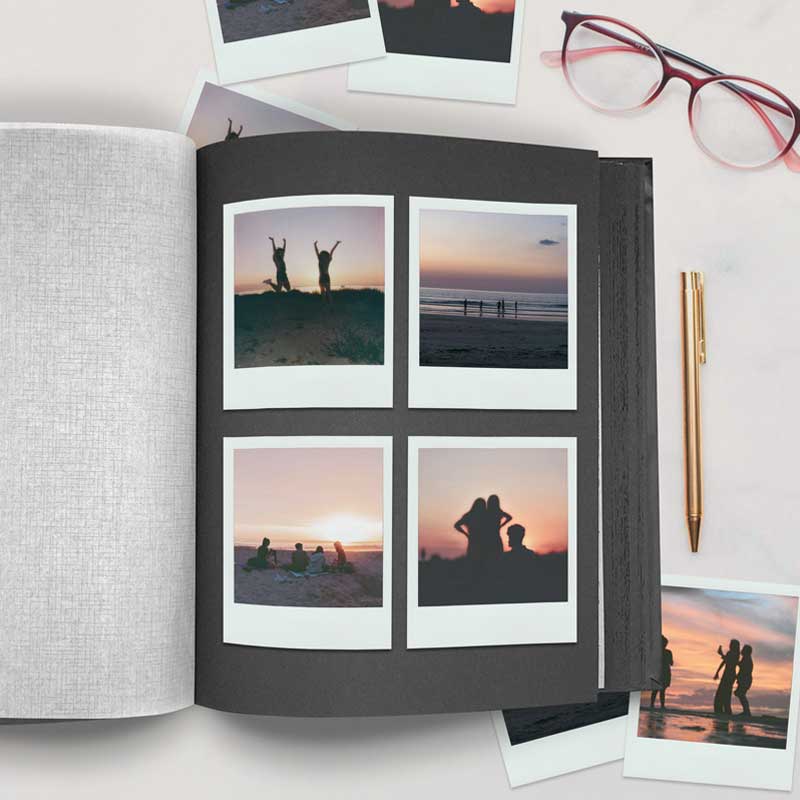 polaroid photo album