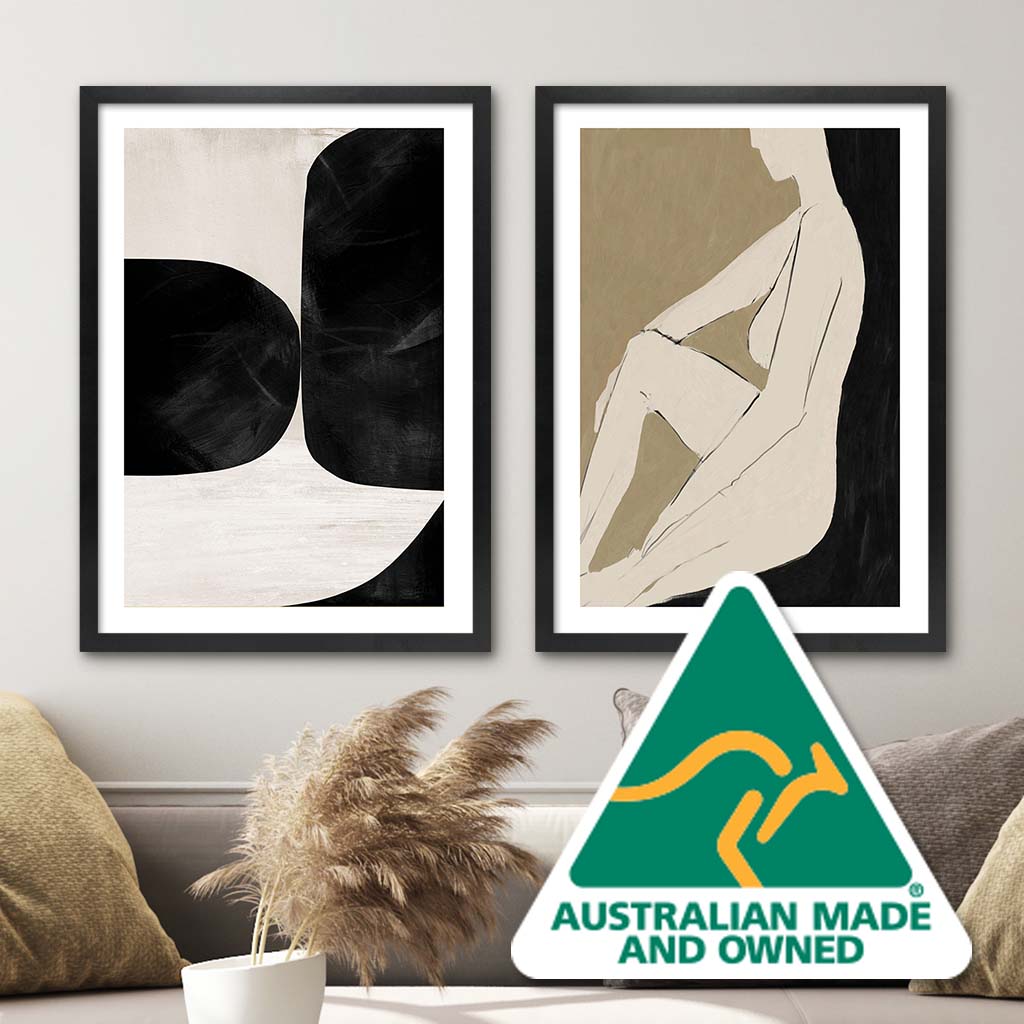 Mid Century Modern Art - Geometric, Clean-Lined Design