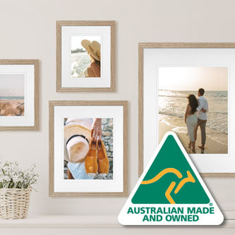 Natural Oak Frames - Australian Made