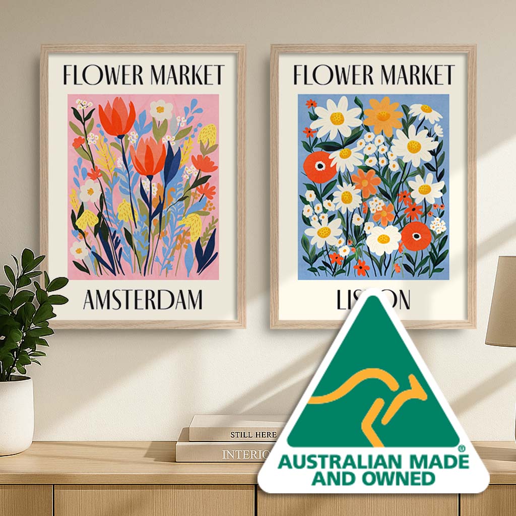 Flower Market Wall Art Prints – Vintage & Modern Floral Posters