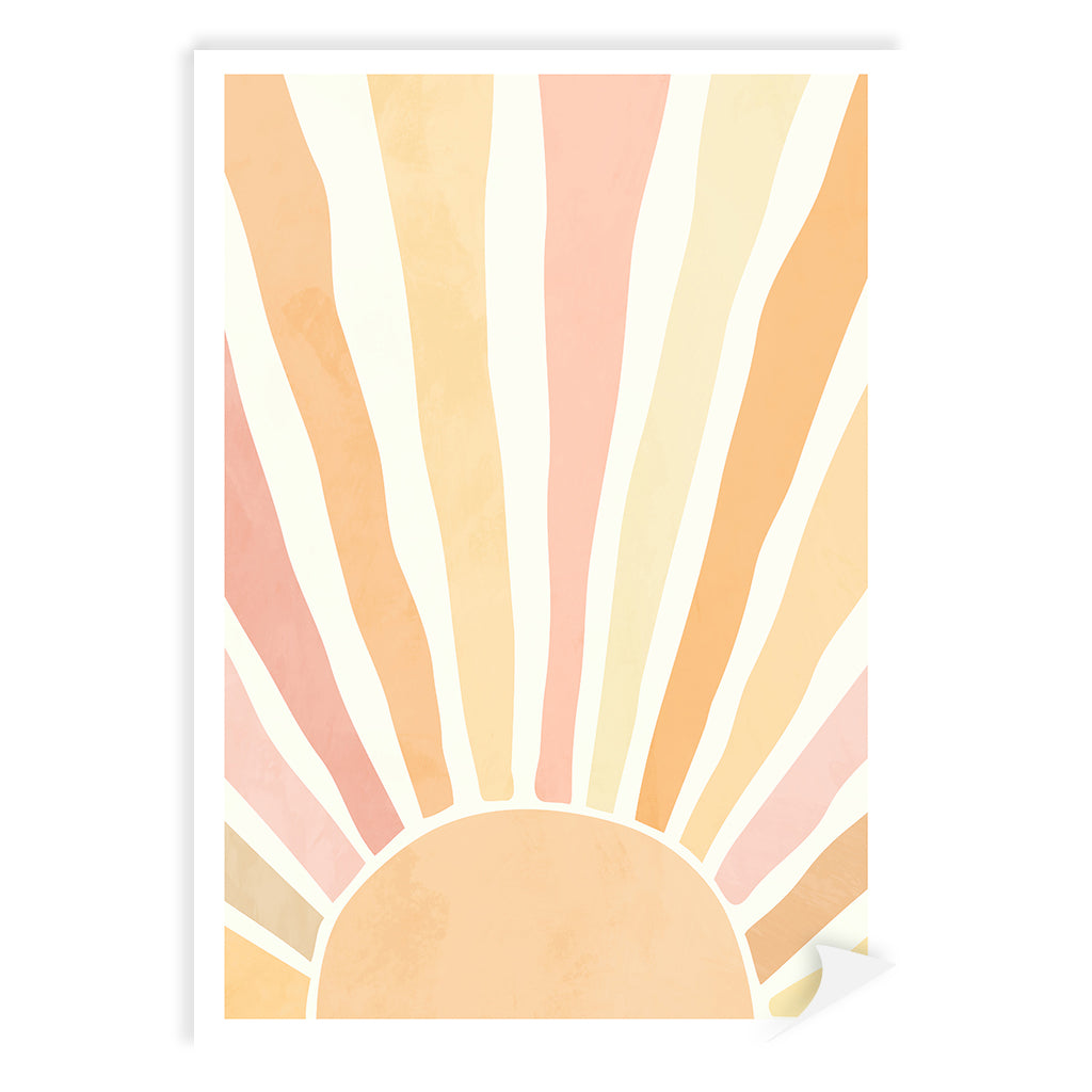 Boho Sunshine Wall Art Print
