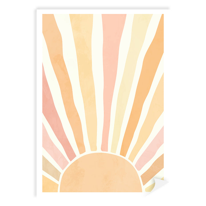 Boho Sunshine Wall Art Print
