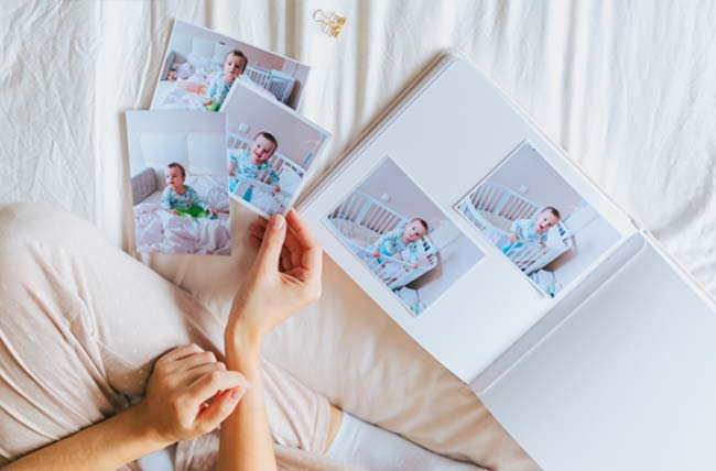 Different types of photo albums