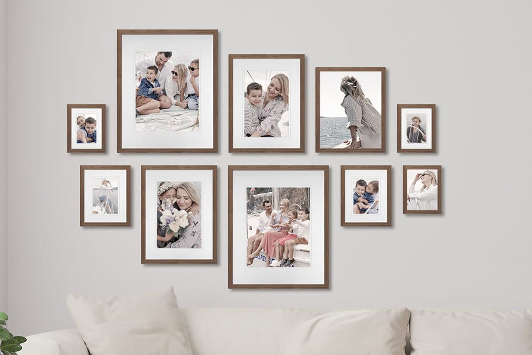 Profile Split Symmetry Gallery Photo Wall Frame Set - 10 Frames from our Profile Australian Made Gallery Wall Frame Sets Collection from Profile Products (Australia).
